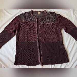 Chico's Chunky Knit Open Front Sweater/ Cardigan/Jacket Size XXL (Chico's 4)
